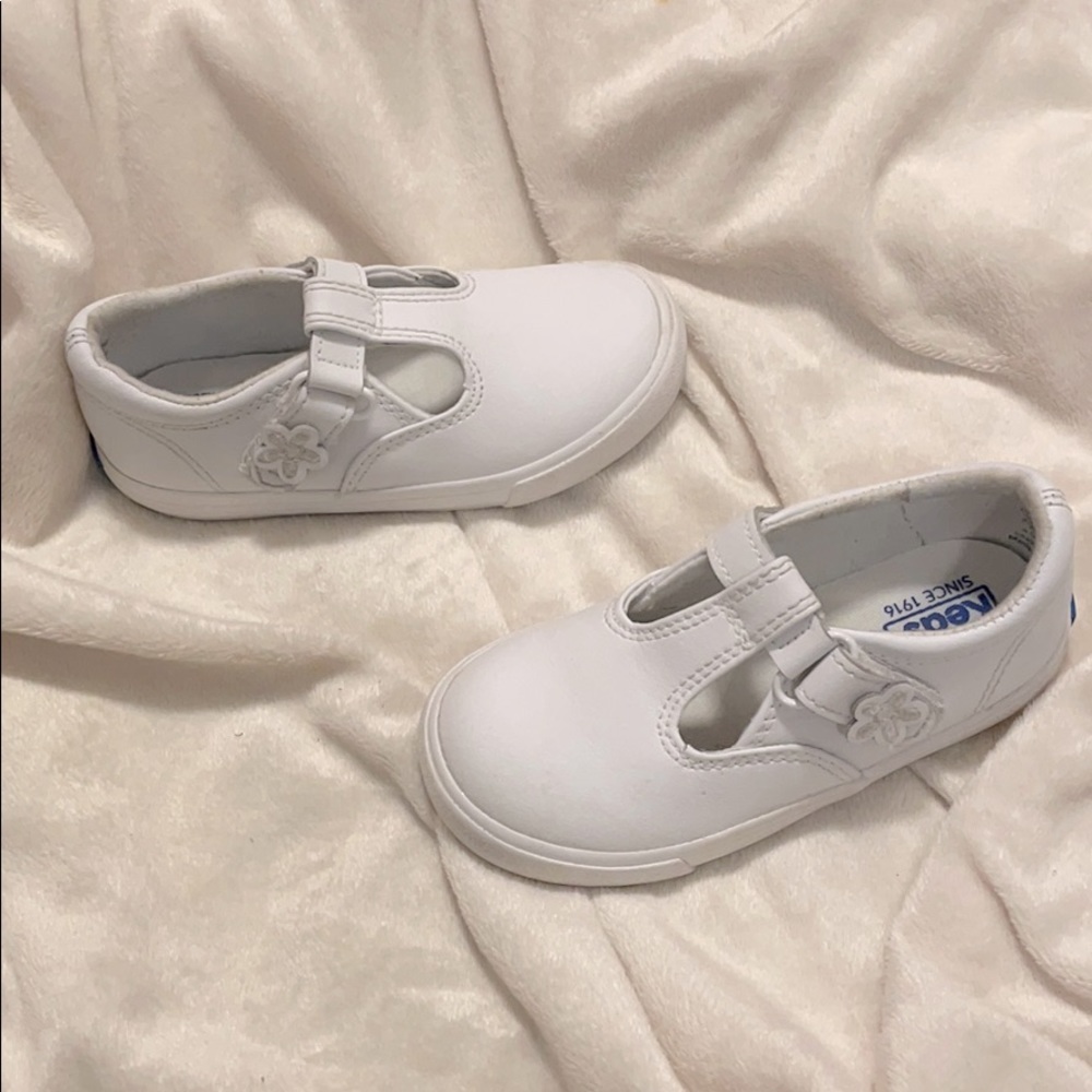 Girls Keds White Mary Jane style
